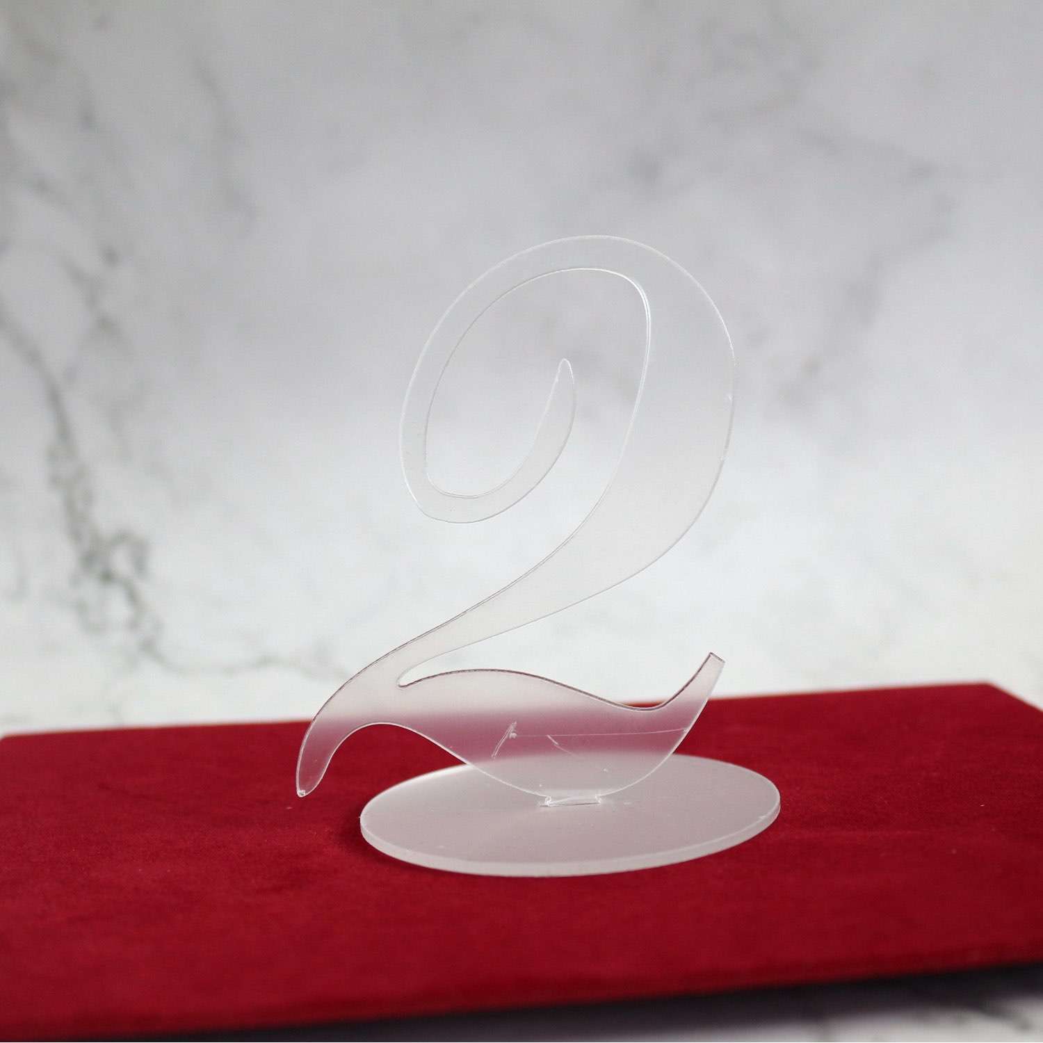 Acrylic Table Card Number Card